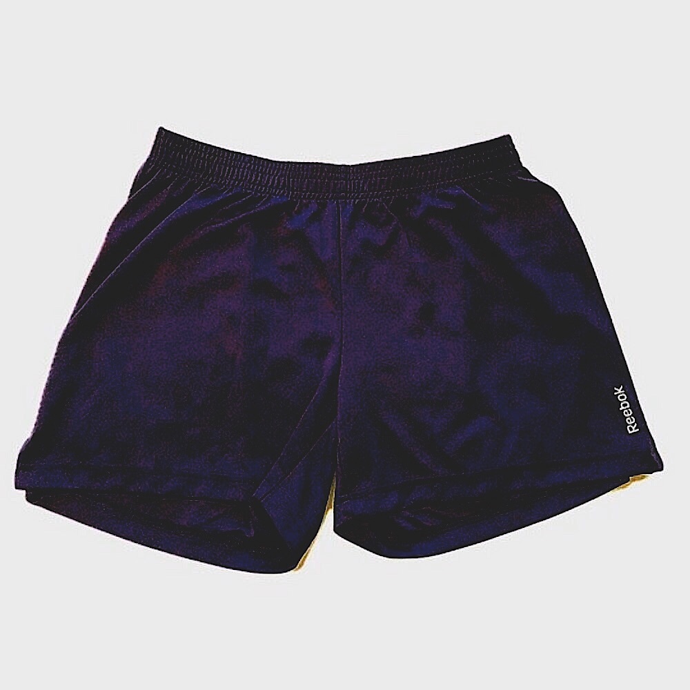 Women’s Reebok PLAYDRY Athletic Shorts, Dark Navy Blue, Medium